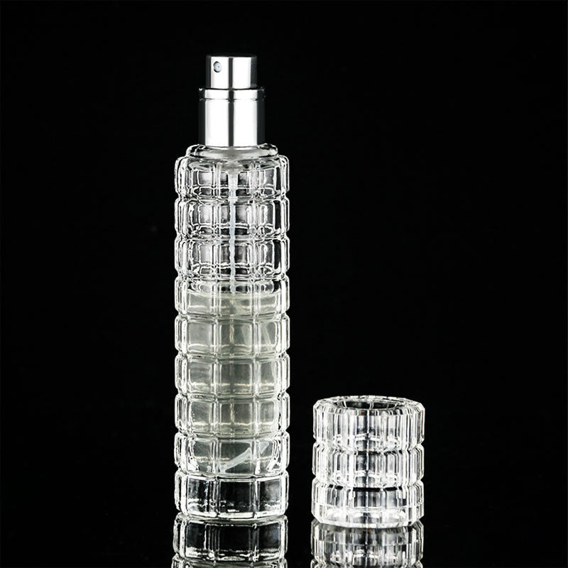 Bouteille de distributeur de parfum de verre clair