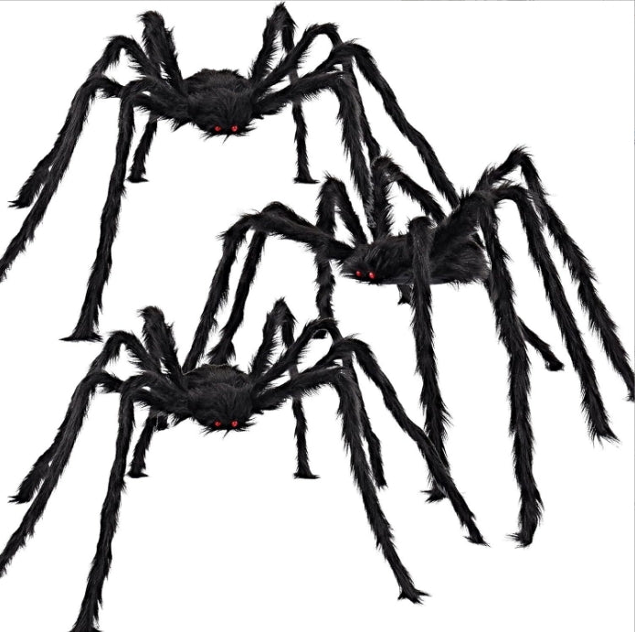 Black Spider Decoration - 150cm - 1 piece