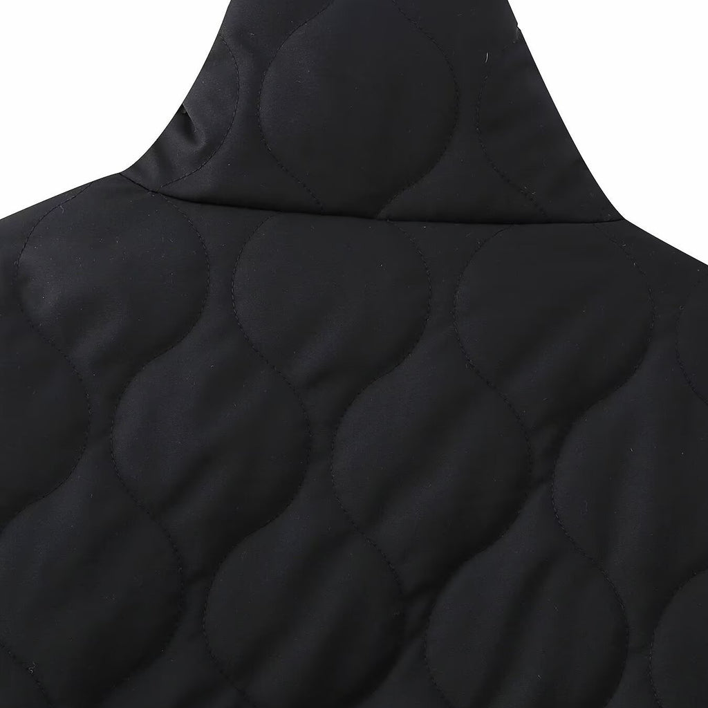 Veste en coton pour femmes avec poches Bow-tie