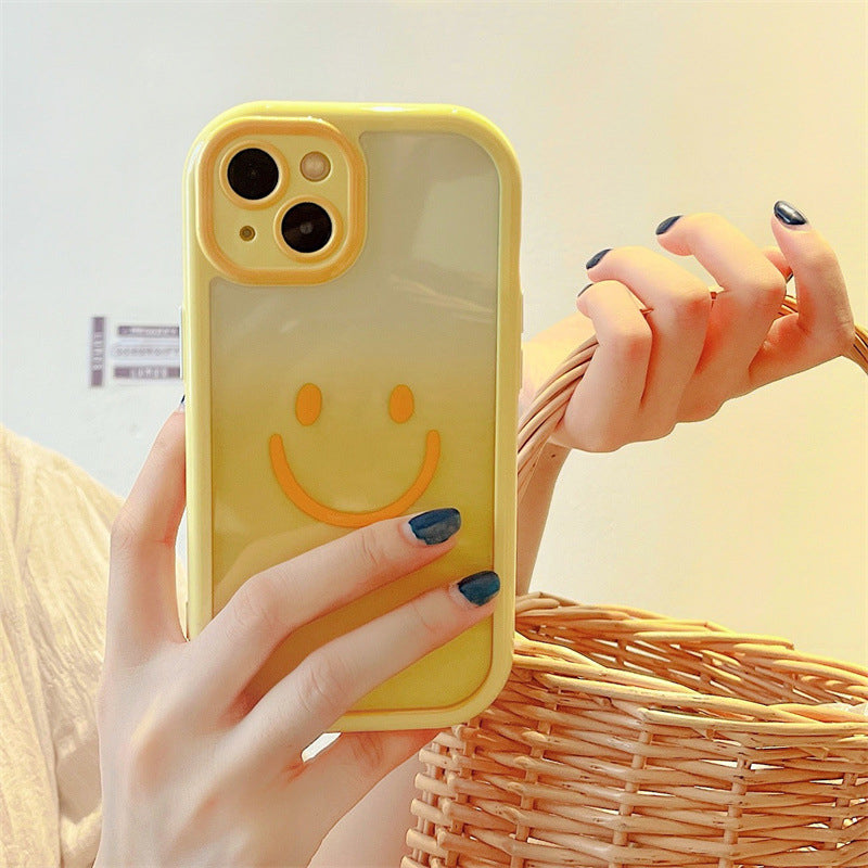 Étui de téléphone portable à visage dégradé teint de faint