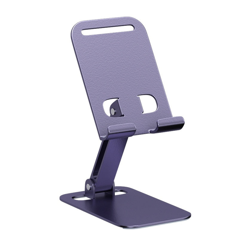 Support de bureau de support de téléphone tout-métal pour streaming en direct lazy