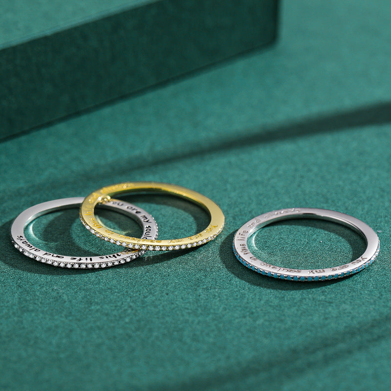 Ladys Personnalité Simple Fashion Ring