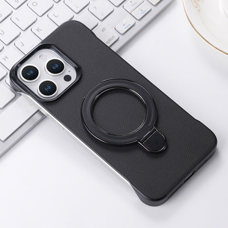 Couverture de protection sans cadre de boîtier de téléphone magnétique