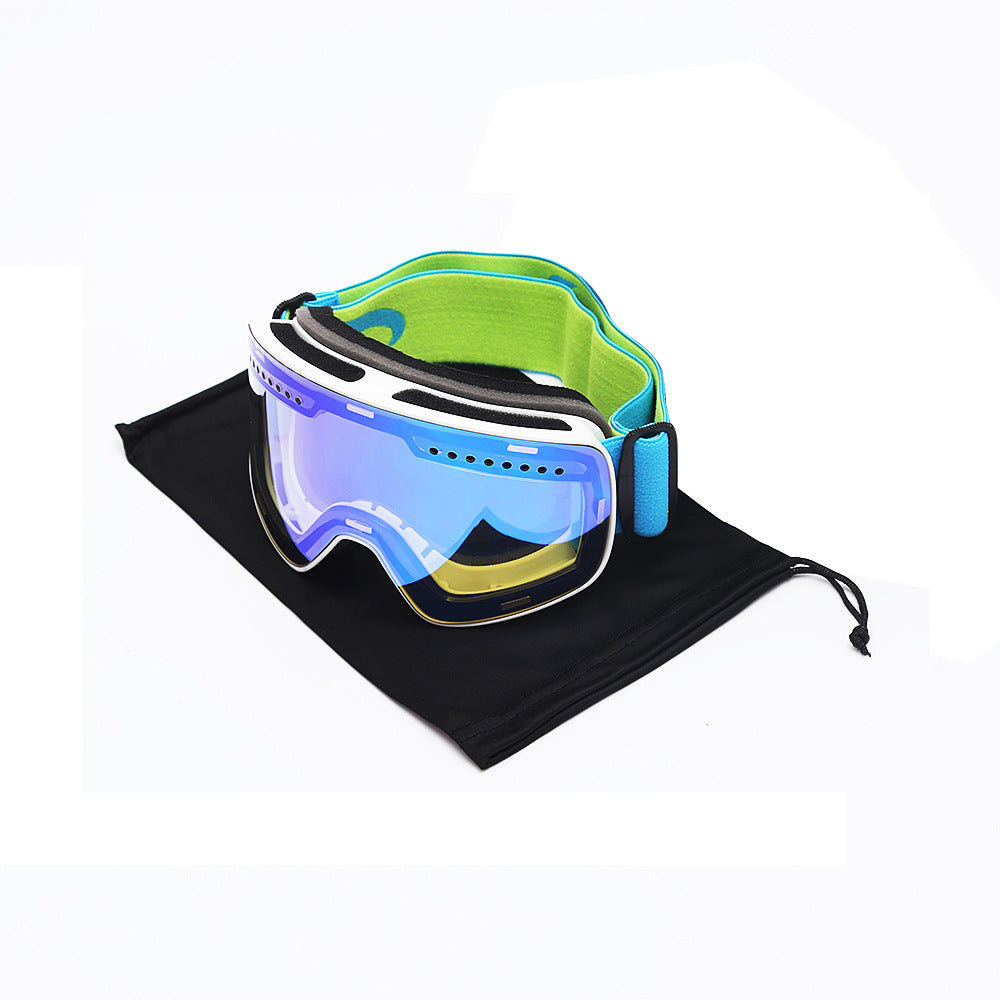 Double anti-fog italien Tablette Protection des yeux Lunettes de ski