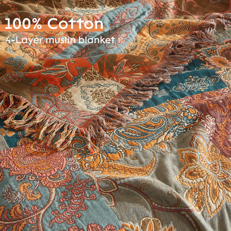Cotton Bohème style serviette couverture Nap couverture