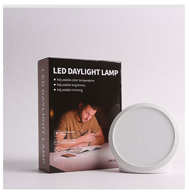 Lampe intelligente de protection des yeux ronds solaires