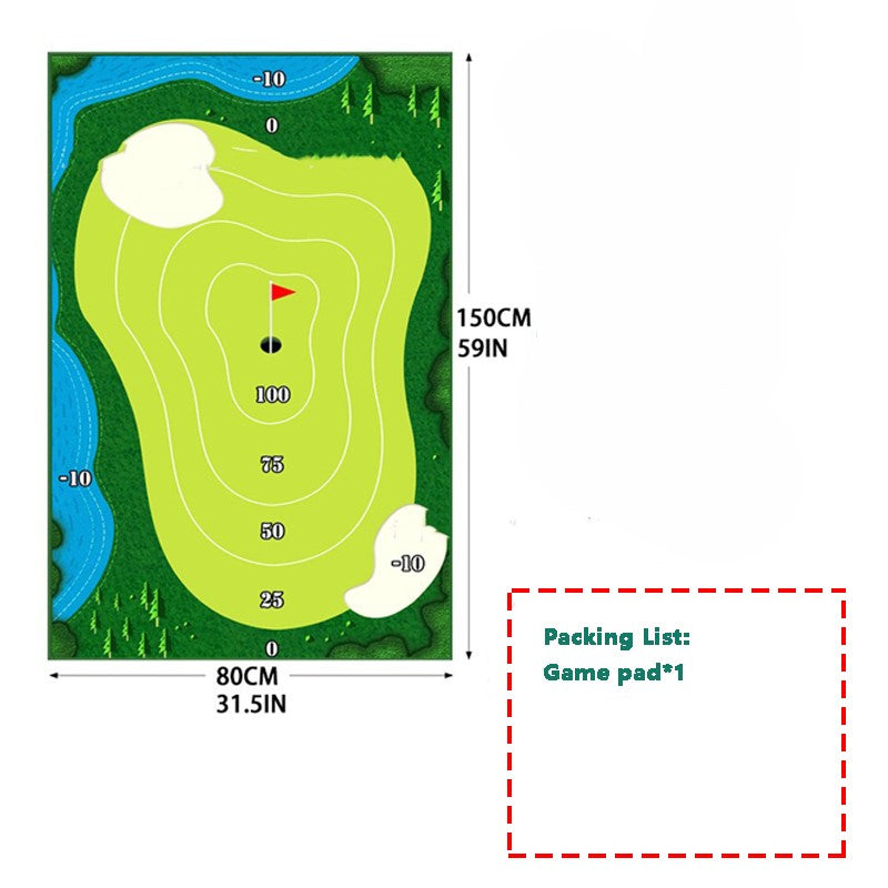 Tapis d'entraînement de golf pour balançoire Jouets parents-enfants Balle Trace Directionnelle Tapis Swing Path Pads S