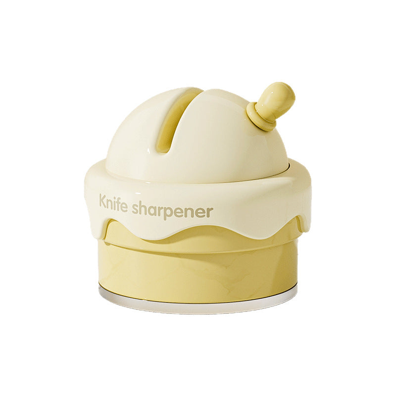 Aiguisseur de couteau en forme de crème glacée pour cuisine maison
