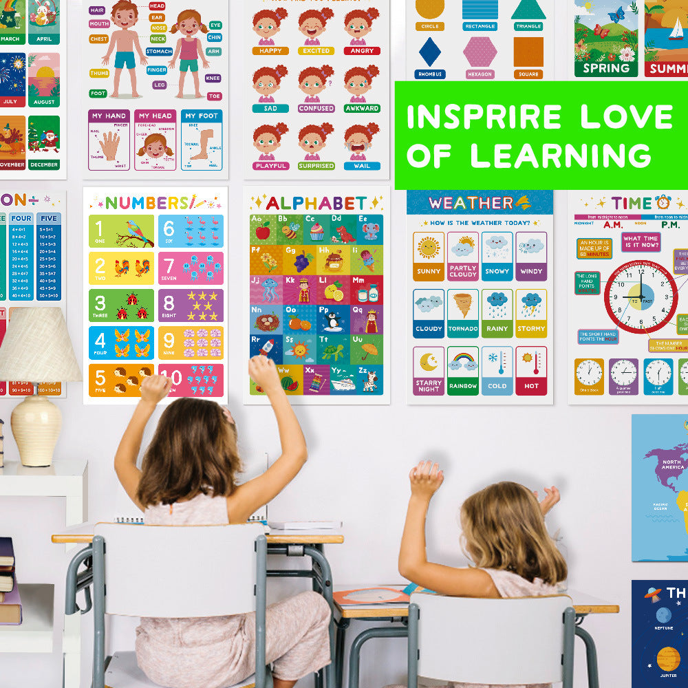 Wall stickers for early childhood education