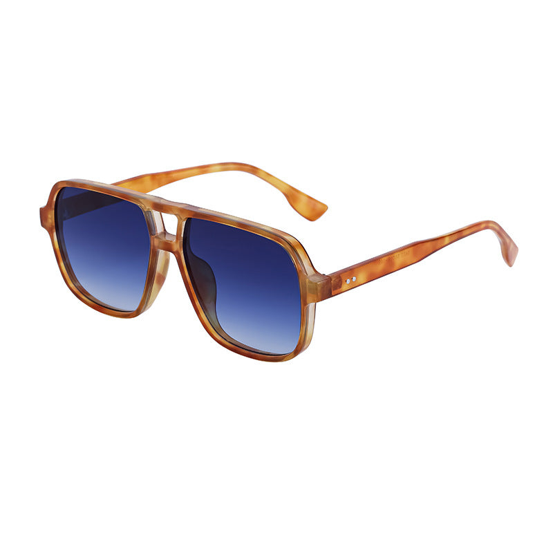 Lunettes de soleil Retro Double-Beam pour hommes
