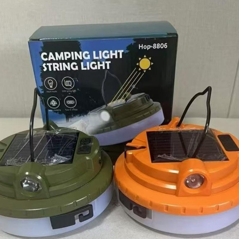Outdoor Solar-alimenté Multi-fonction USB LED Camping Light