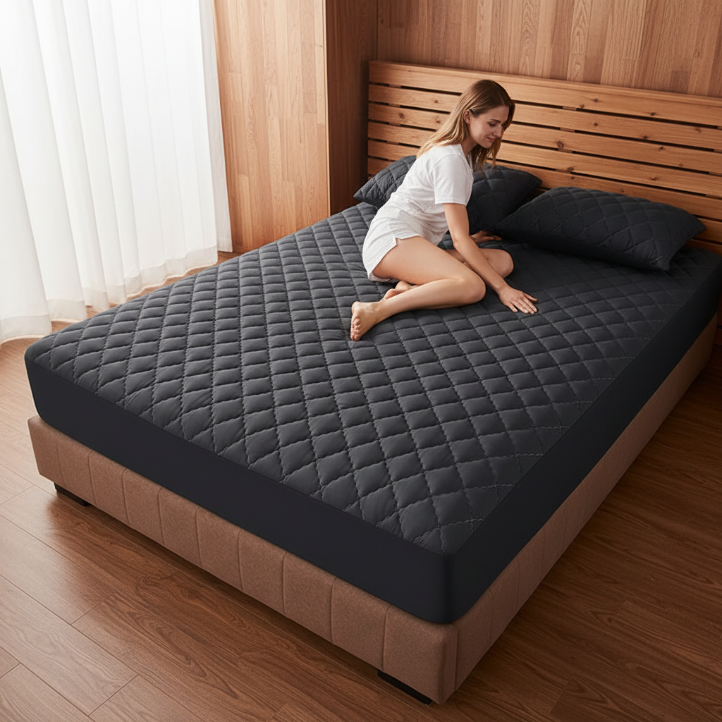 1PC diamant matelassé feuille ajustée