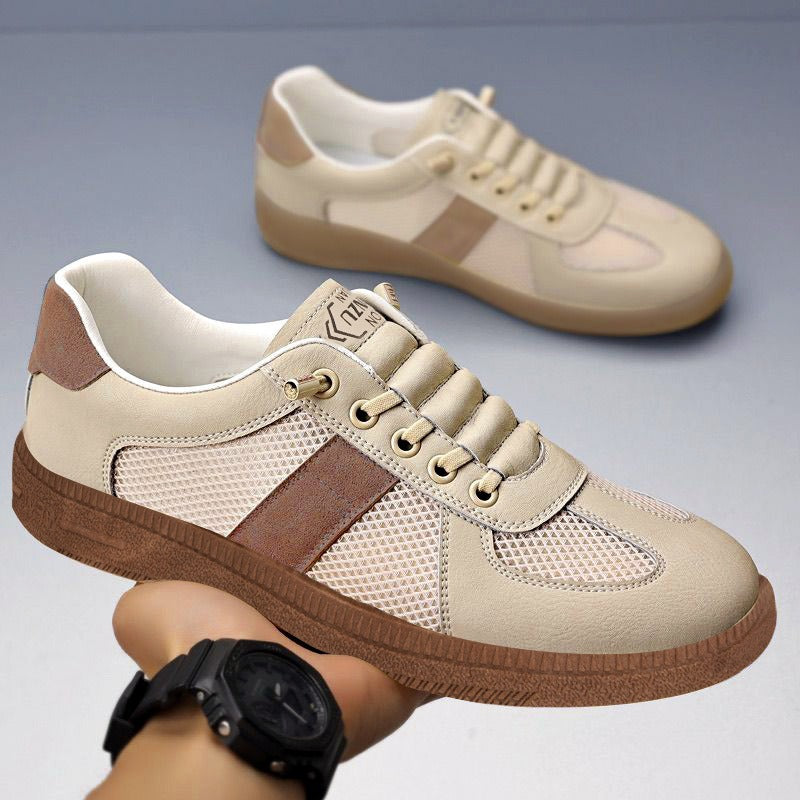 Printemps Arrivée Allemand Chaussures de formation pour hommes Mesh Respirant Casual