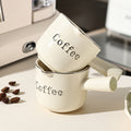 Espresso Cup avec plateau de mesure de café en céramique