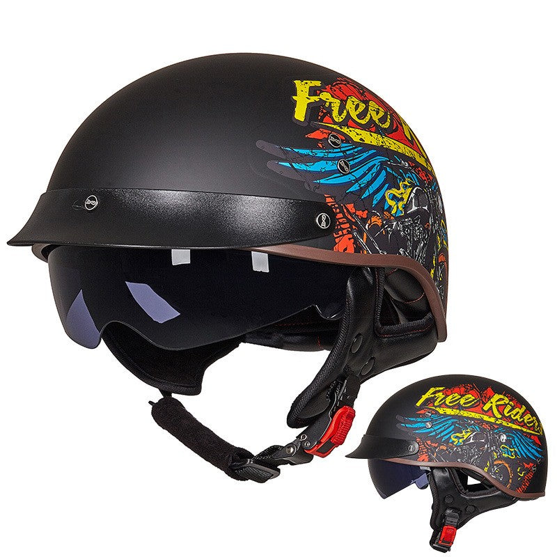 Casque de moto Vintage