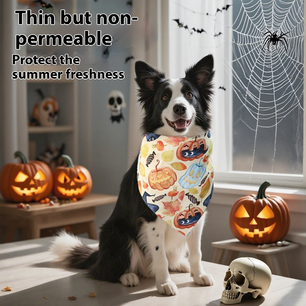 Bibs de bébé Triangulaire imprimé d'Halloween