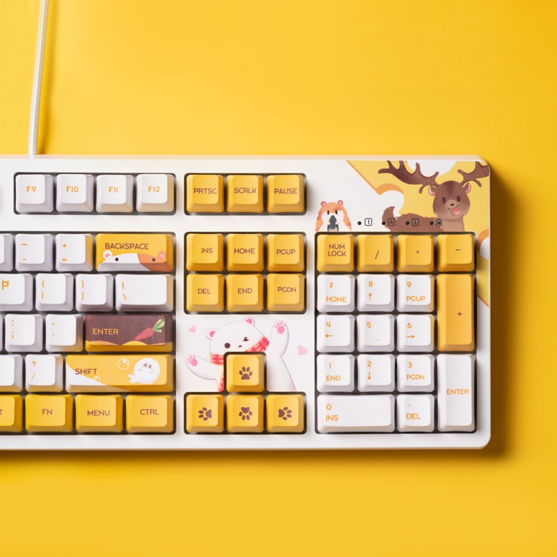 Clavier mécanique filaire de Jue noir Cerise Cap clé Esports Jeu Typing