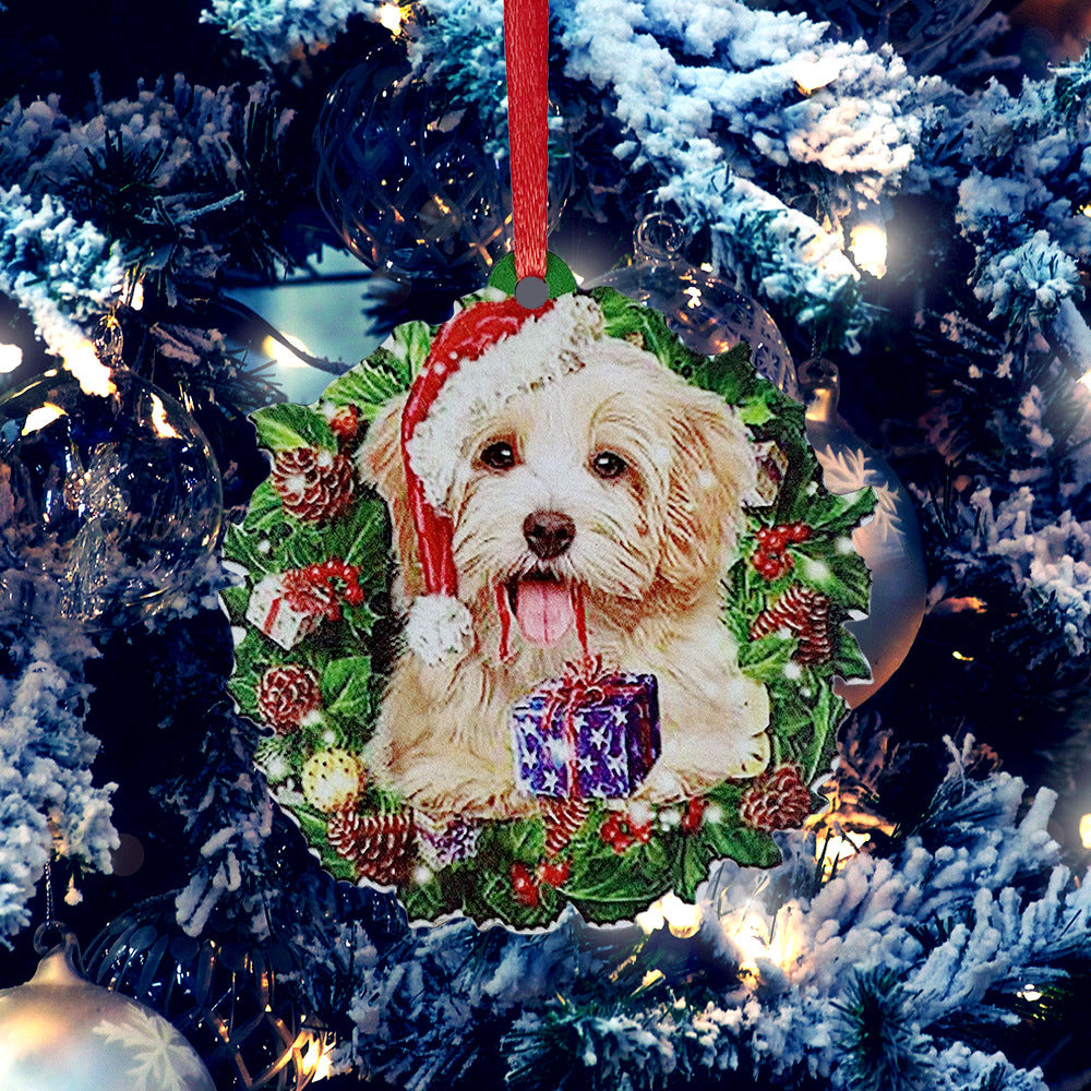 Ornements de Noël Décoration suspendus Cadeau Produit Personnalisé Famille Xmas Arbre Décor