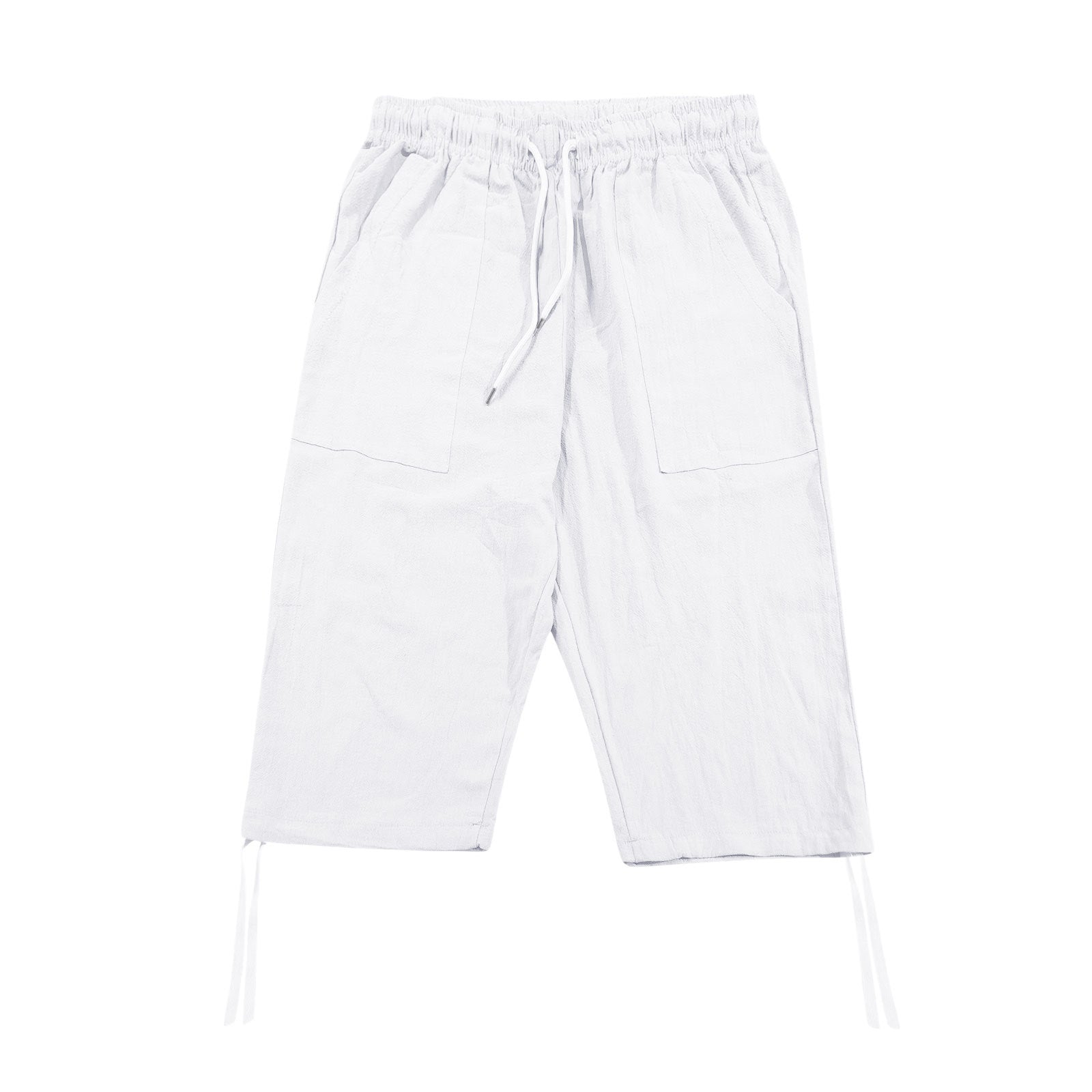 Pantalon de sport casual de coton et de coton d'été Linge de maison croped Casual P