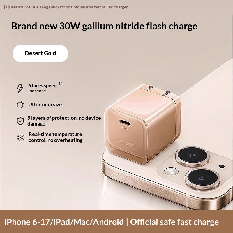 Mini 30W GAN Chargeur PD Fast-Charging Plug