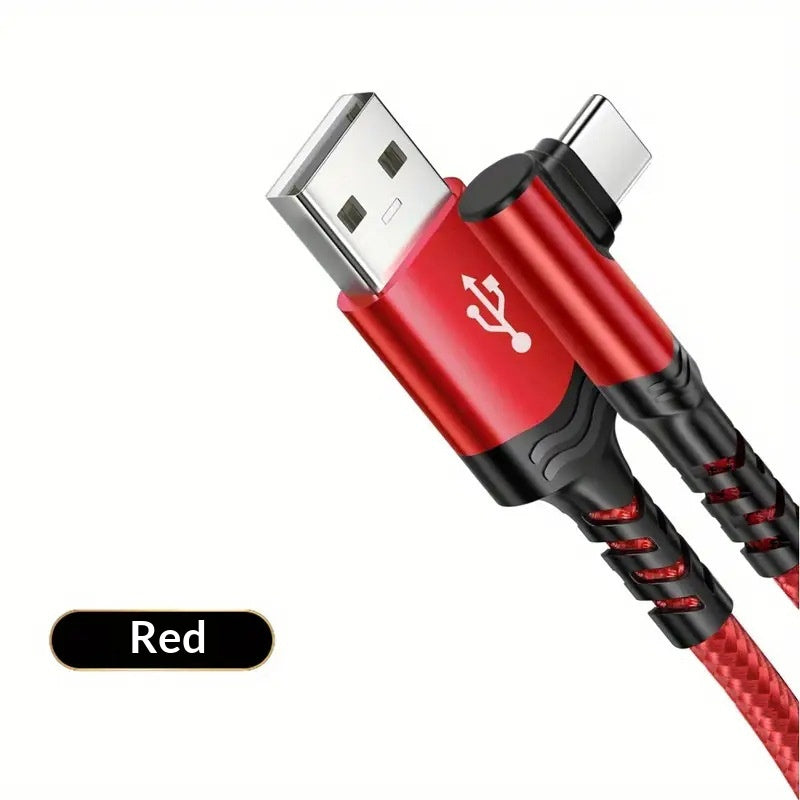 Câble de recharge du téléphone à tête de bent étendu