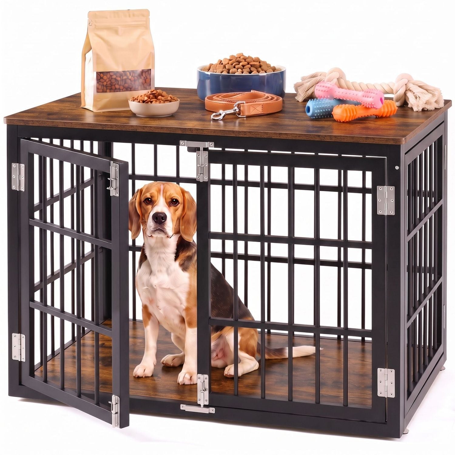 Meubles de caisse pour chiens robustes
