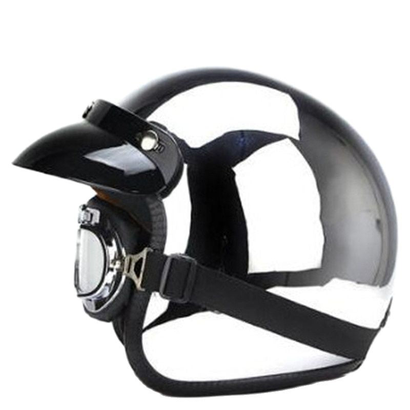 Rétro Batterie Casque de véhicule électrique miroir réfléchissant