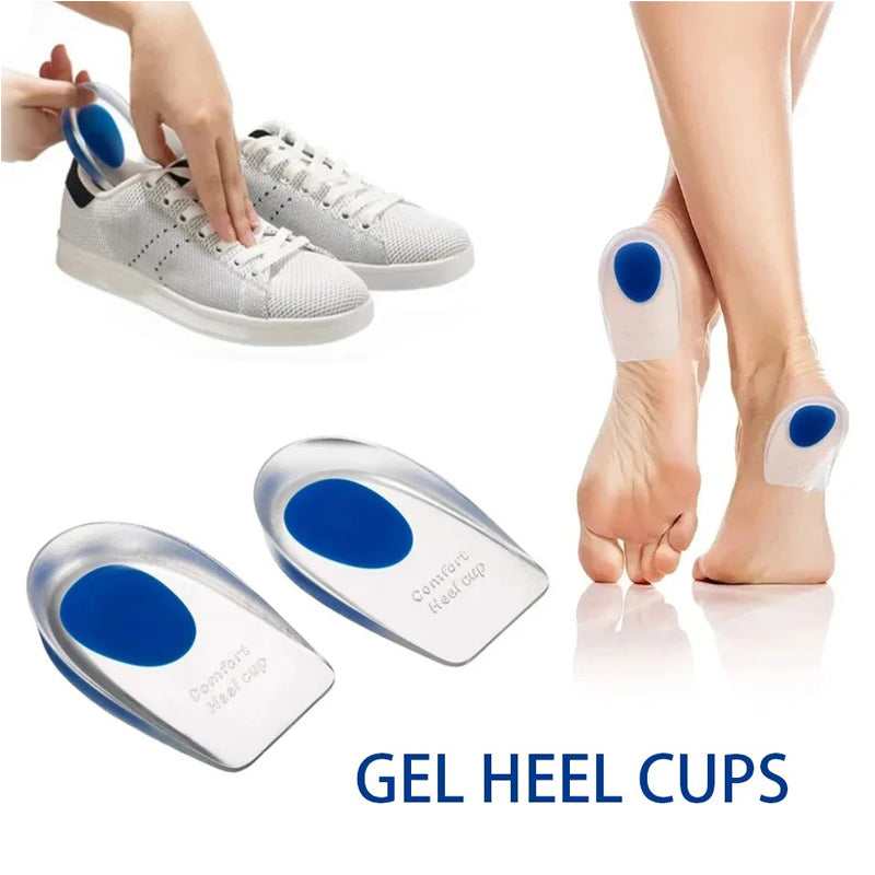 1paire Soft Silicone Gel Lnsoles Hommes Femmes