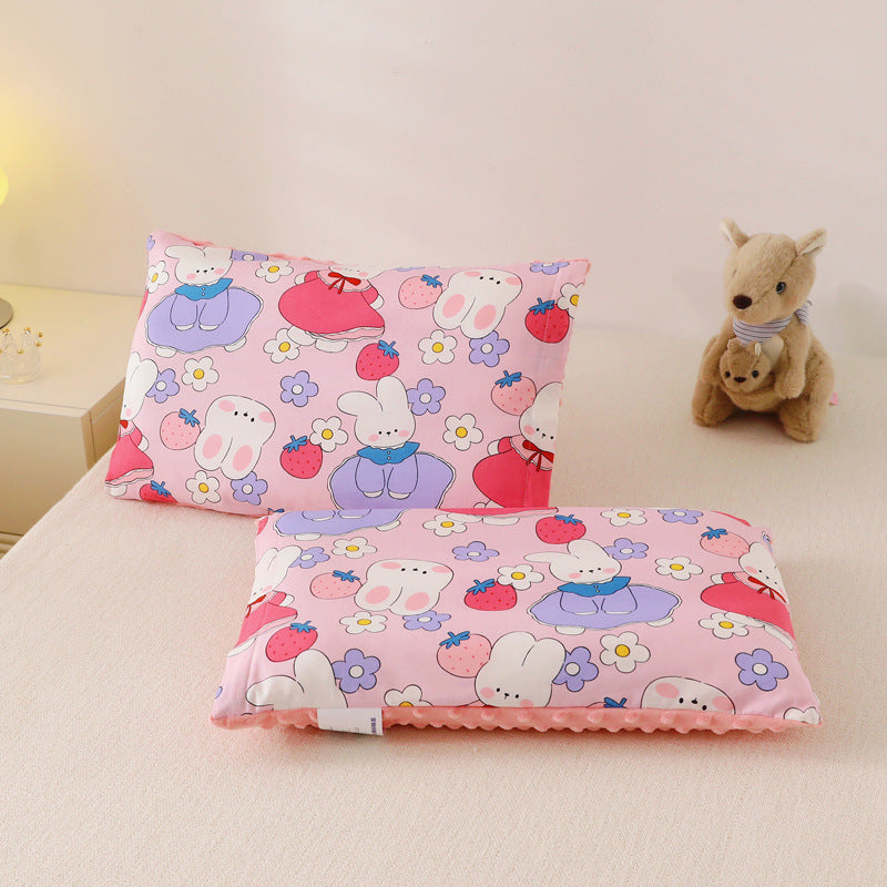 Caricature Doudou Fleece Oreiller Tout-Cotton