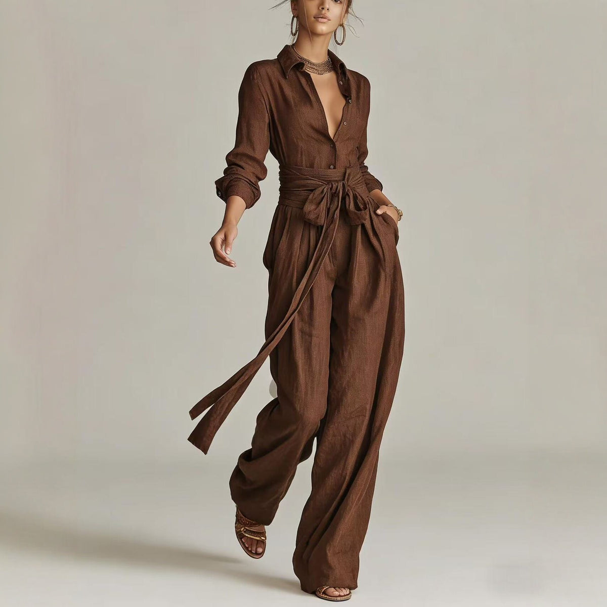 Costume de saut à large portée, souple