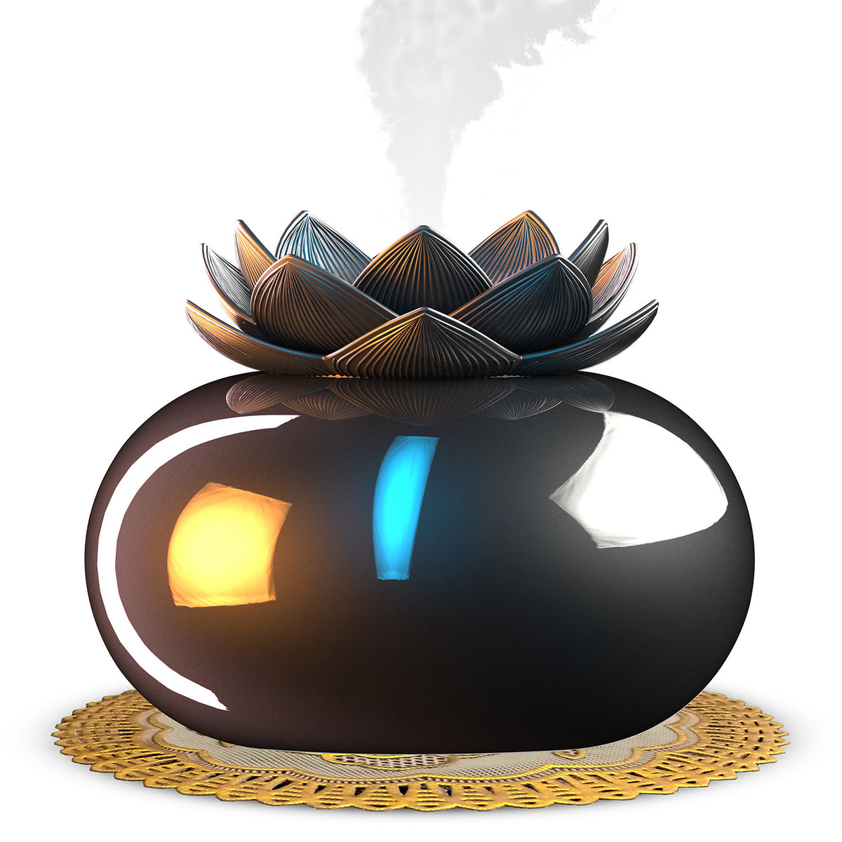 Lotus Aromatherapy Humidificateur USB Réapprovisionner l'eau