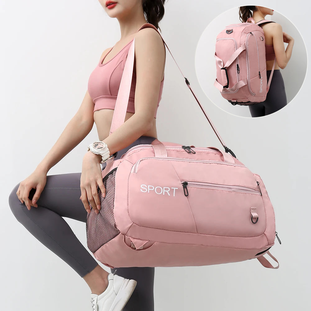 Sacs à bagages pour femmes Sac à main Oxford Homme fitness Sac à épaule Sac à épaule imperméable Sports Tra