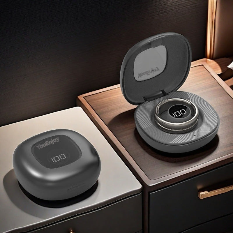 Charging Compartiment LED Affichage numérique Smart Ring