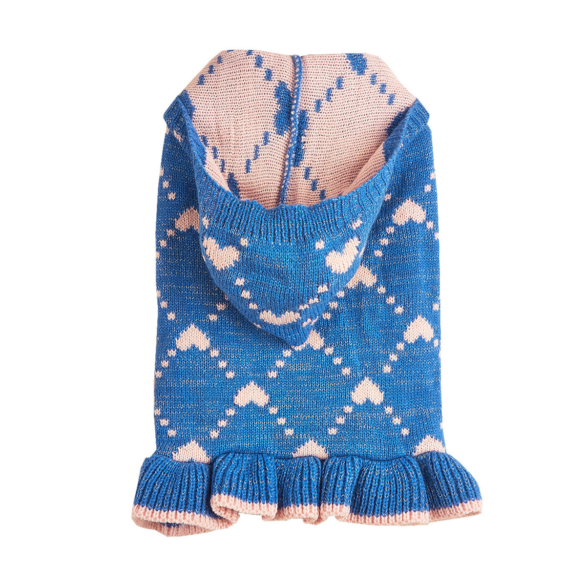 Petit chien sweater Hoodies Robe Hiver tricot mignon vêtements coeur Puppy vêtements