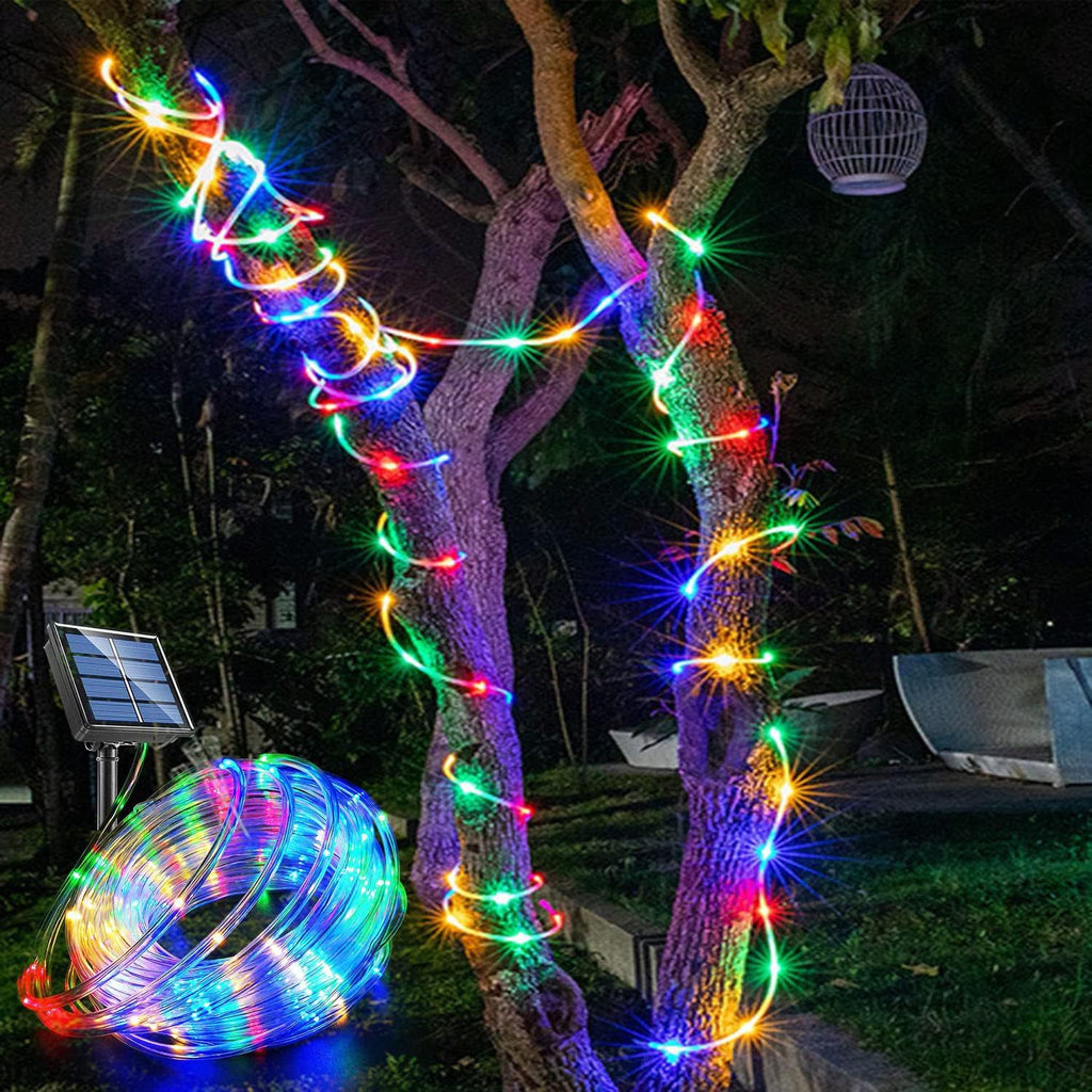 Tube LED Outdoor Waterproof Chaîne décorative bande de lumière solaire