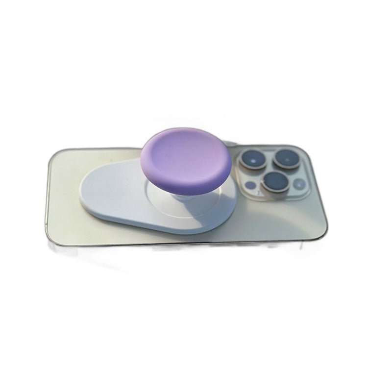 Couvercle de coupe en silicone applicable au support de coussin gonflable de téléphone mobile magnétique