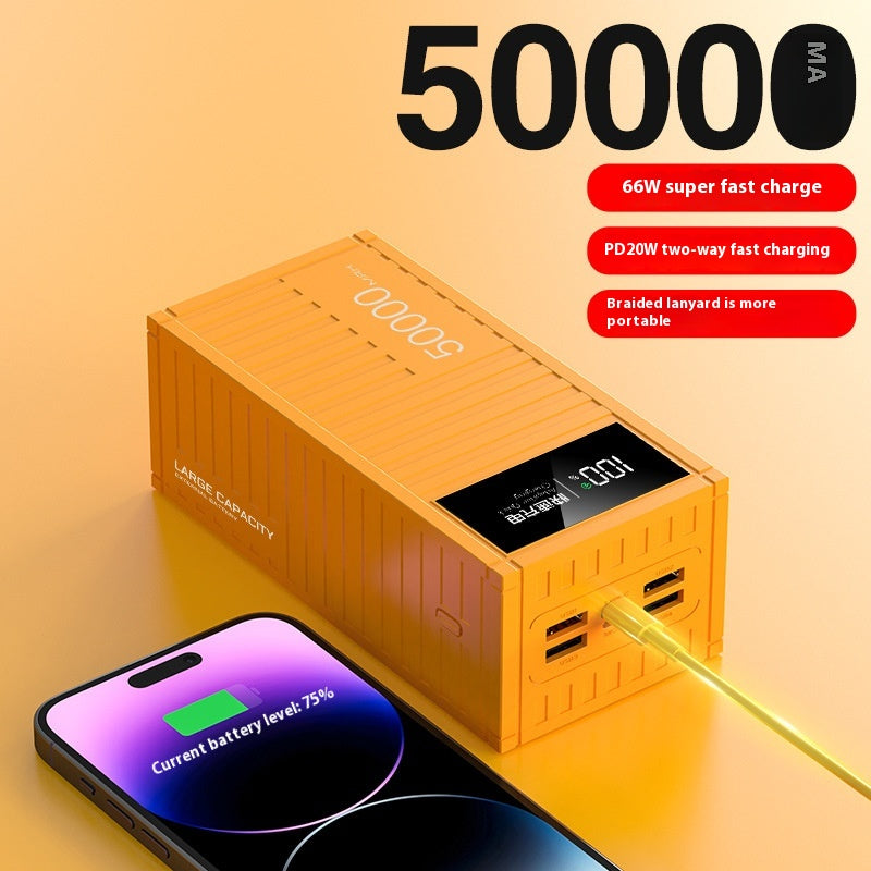 Banque de puissance de conteneur à charge super rapide 66W