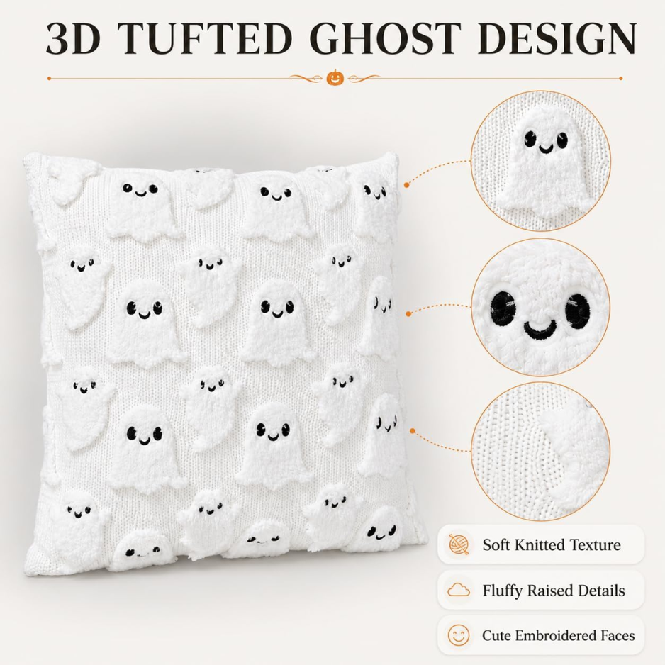 Couvertures d'oreillers 2PCS Halloween