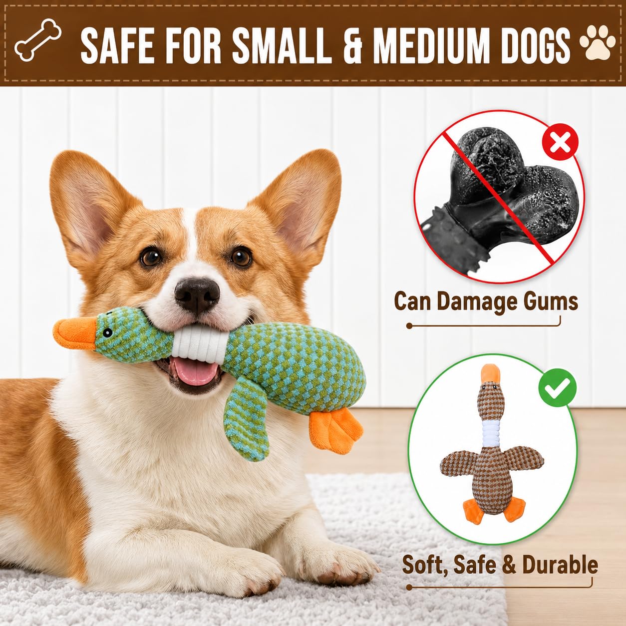Jouets pour chiens pour brochettes agressives