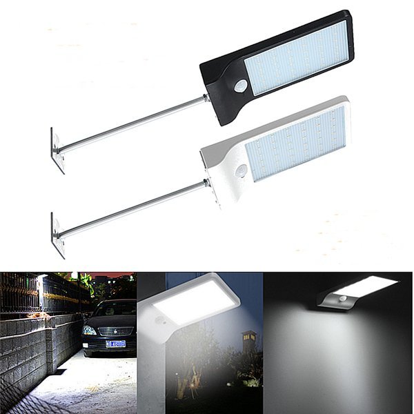 36LED solaire corps humain induction extérieur étanche Courtyard lampe murale
