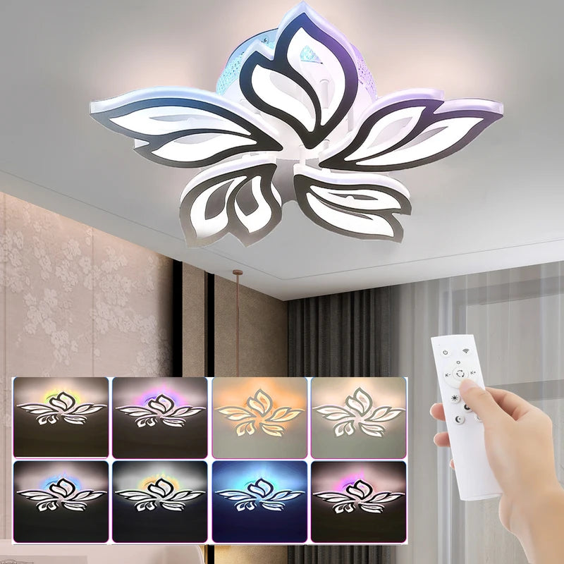 54W LED plafonnier lumière avec RGB couleur changer lampe arrière