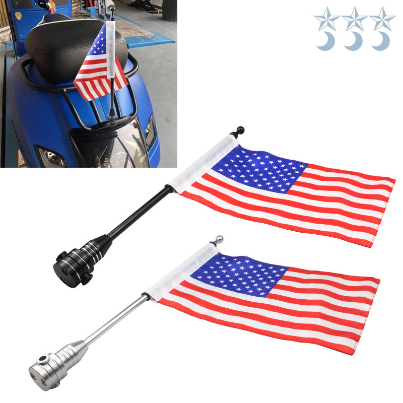 Applicable à la voiture arrière de moto ou sac à bagages drapeau américain