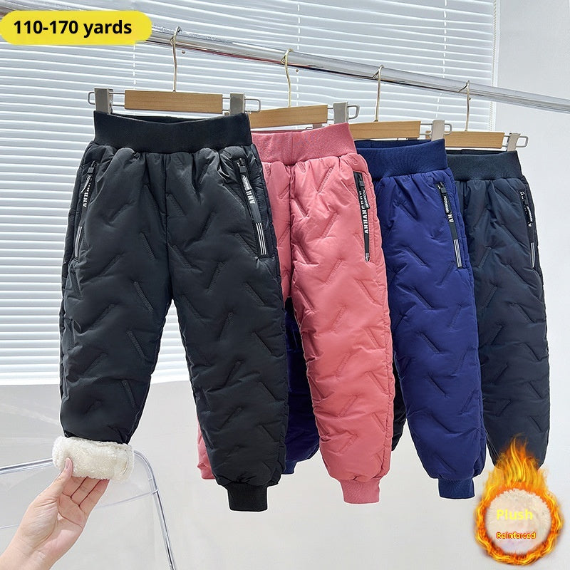 Enfants Vêtements d'extérieur Hiver Imperméable à l'eau Imperméable à froid Pantalons d'entretien chaud