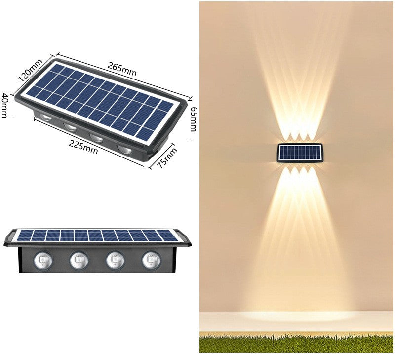 Éclairage solaire extérieur Étanchement