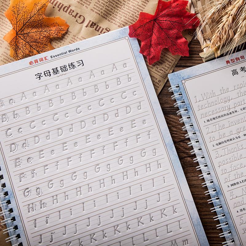 Étudiant Portable Home Use Hengshui Style English Copybook