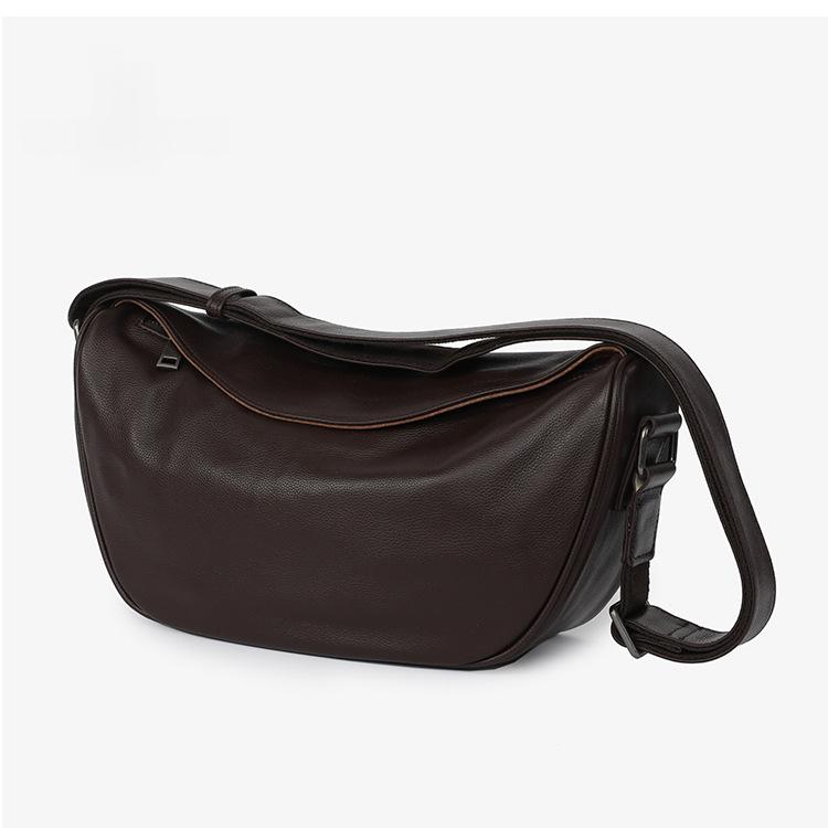 Premier couche Cowhide véritable sac de corps en cuir
