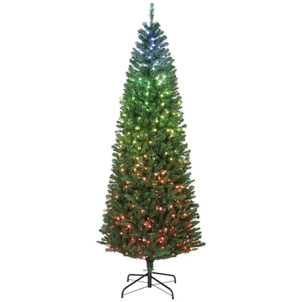 Arbre de Noël pré-éclairé de 7pi(Aucune expédition en week-end)
