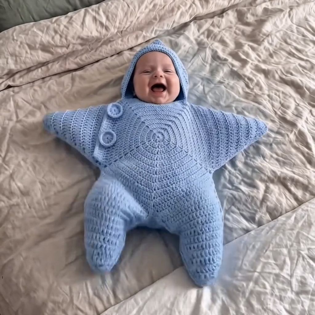 Personalized Knitted Starfish Onesie For Babies