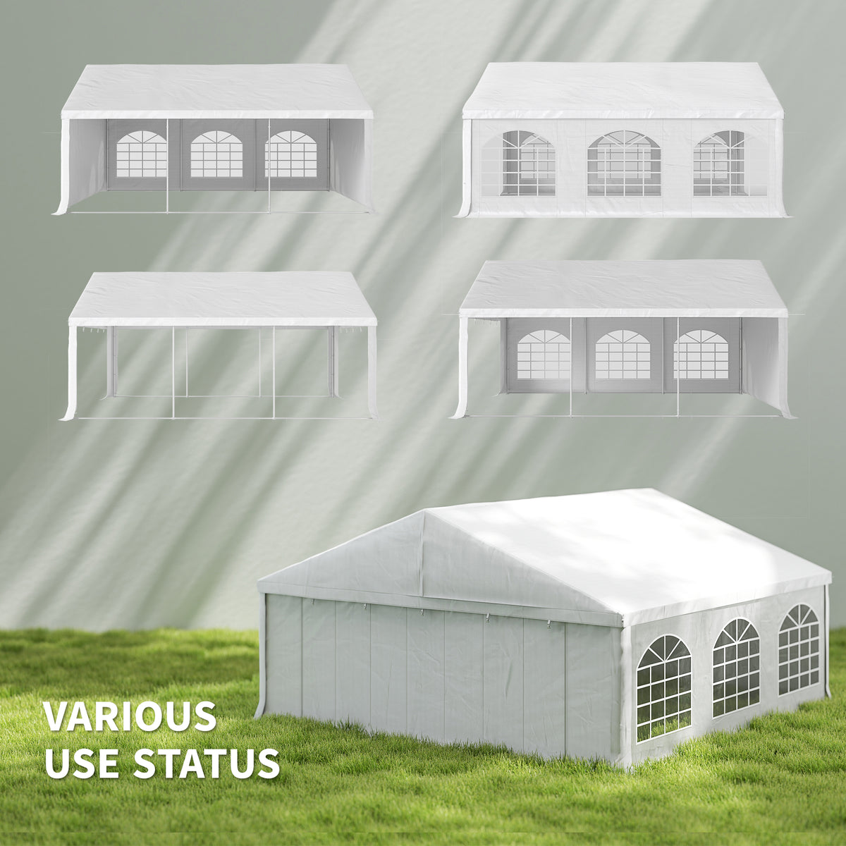 20 x 20 Heavy-Duty Wedding Tent