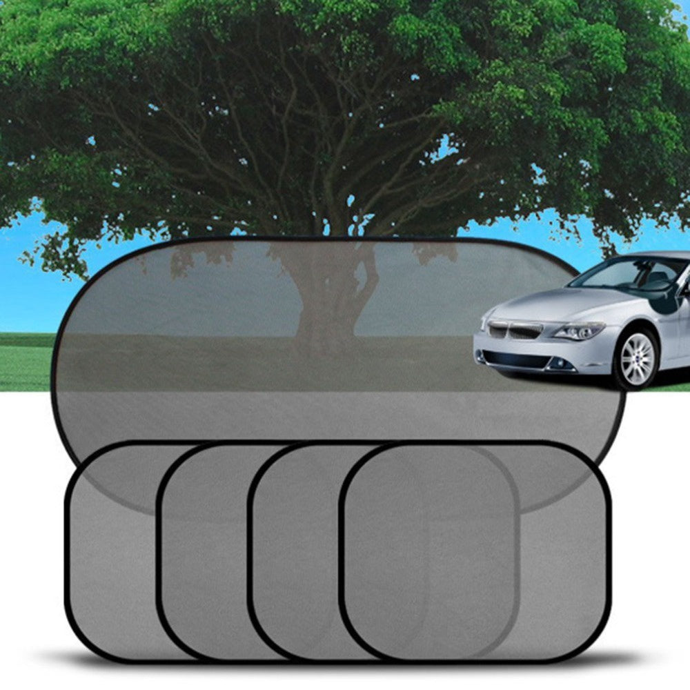 Fenêtre latérale Sunshade Sock Screen Shade Pack de 5 blocs Rayons de soleil pour garder l'intérieur de la voiture Cool